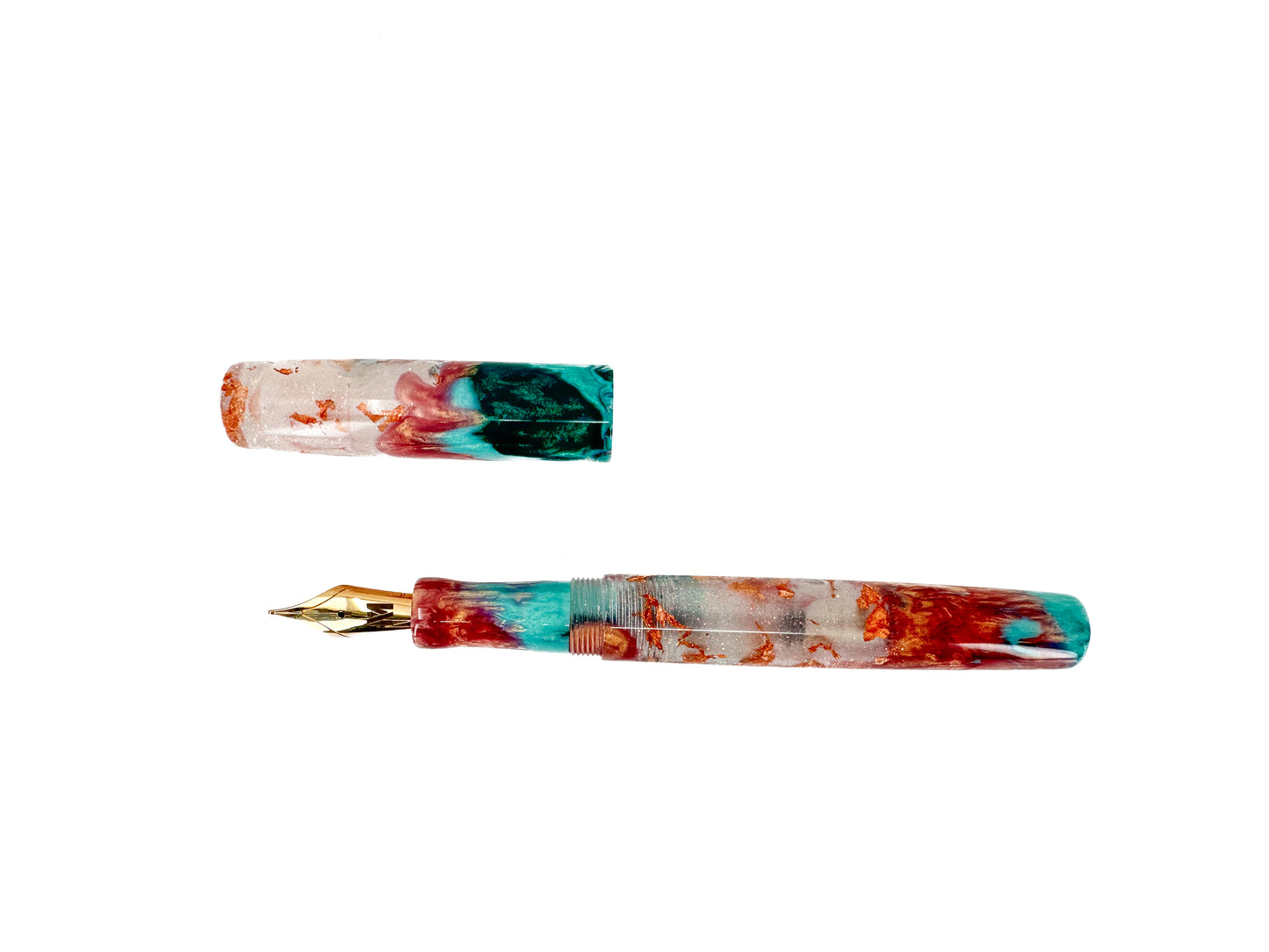 Copper Patina Fountain Pen: 3