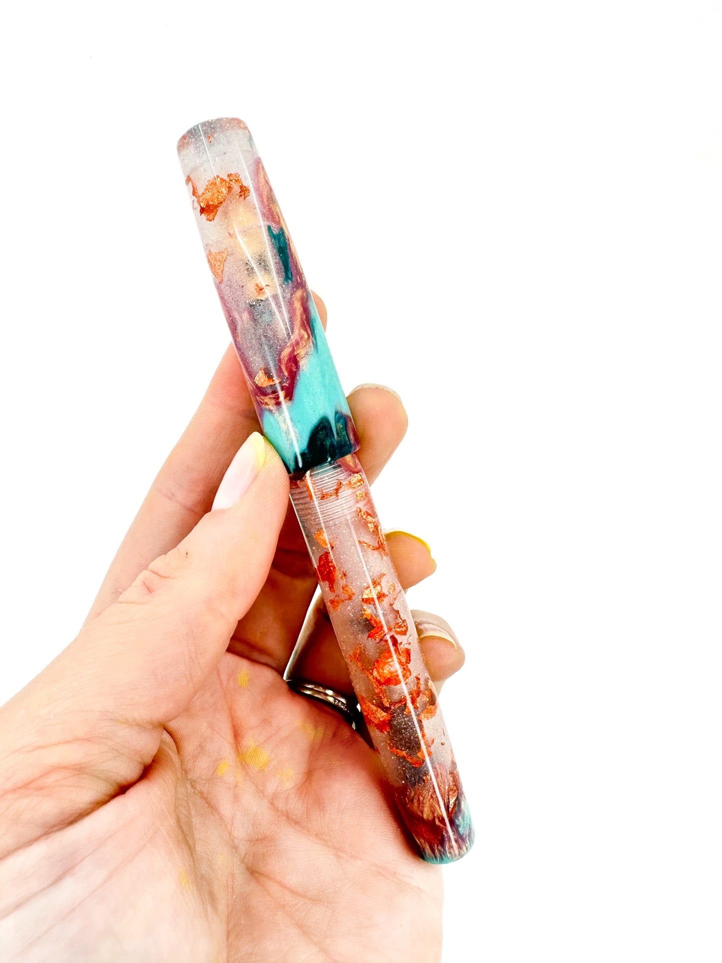 Copper Patina Fountain Pen: 1