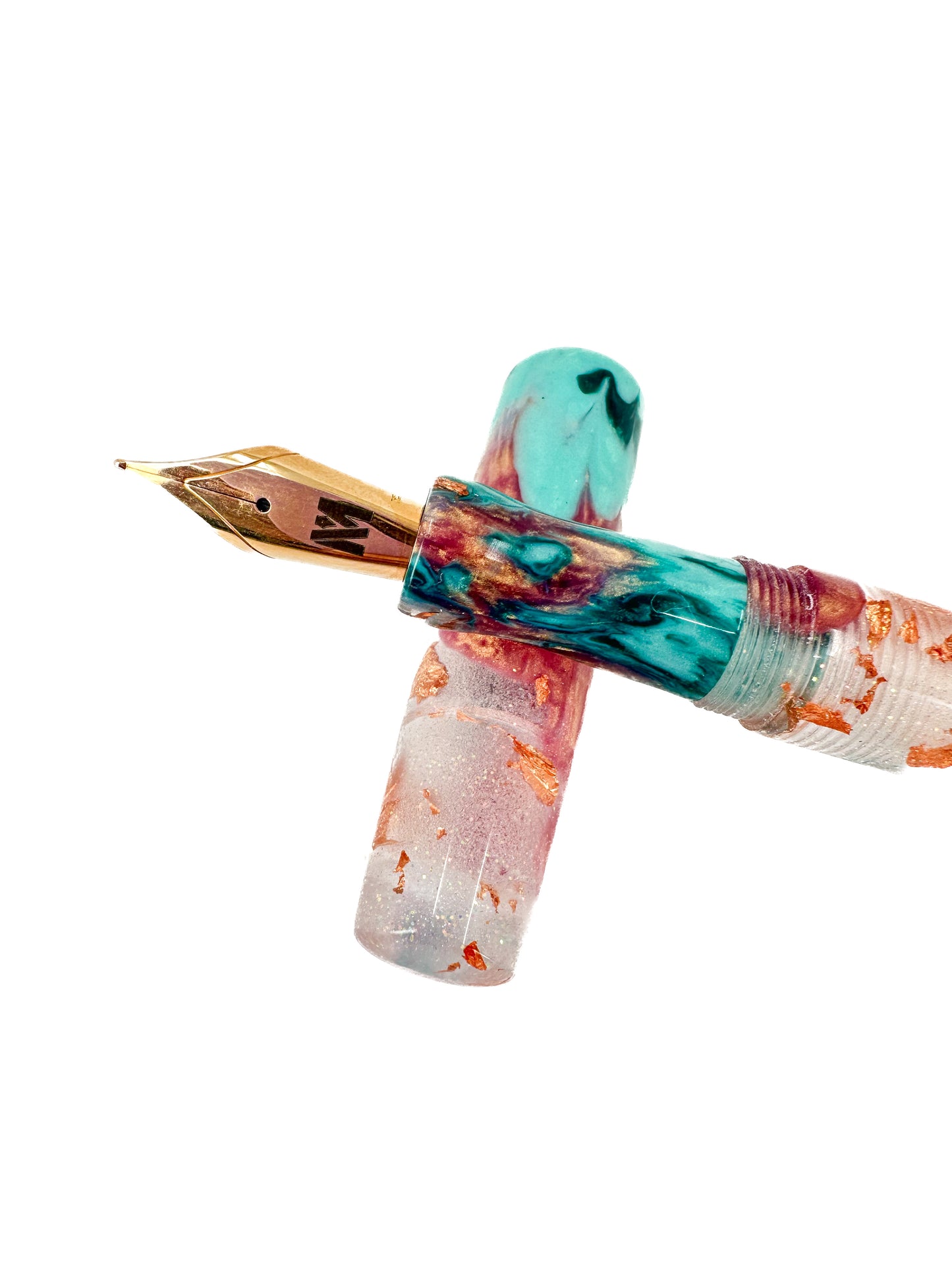 Copper Patina Fountain Pen: 1