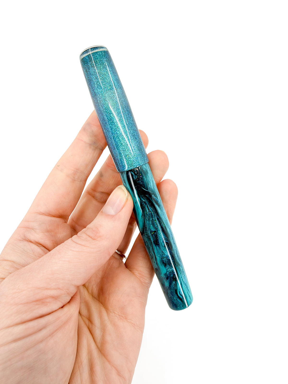 San Francisco Bay M15 Fountain Pen with Abalone Shell Cap Inlay (Copy)