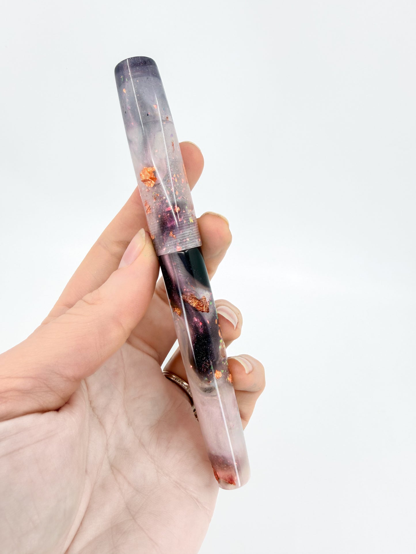 Copper &  Obsidian Fountain Pen: B2