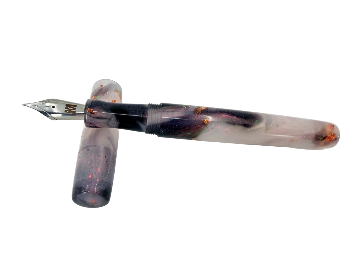 Copper &  Obsidian Fountain Pen: B2