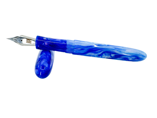 Blue Prismatic Pearl Fountain Pen