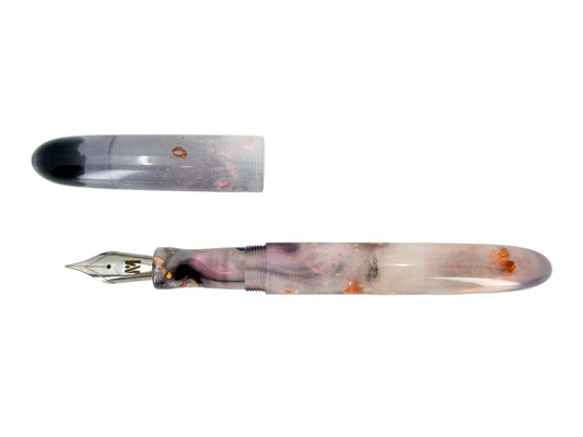Copper &  Obsidian Fountain Pen: B1