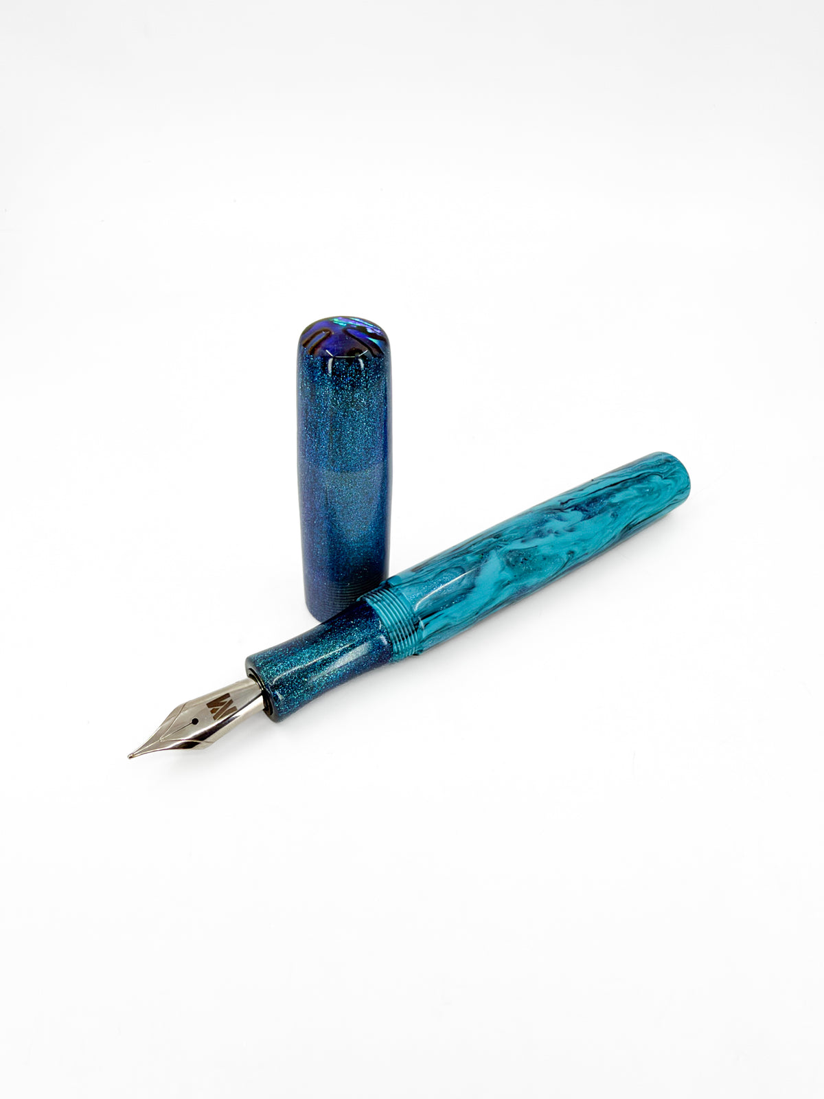 San Francisco Bay M15 Fountain Pen with Abalone Shell Cap Inlay (Copy)