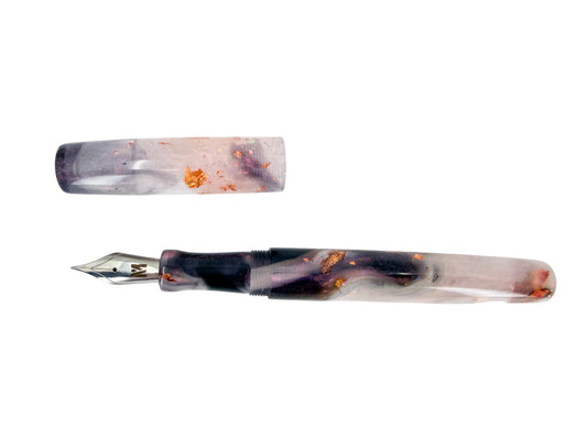 Copper &  Obsidian Fountain Pen: B2