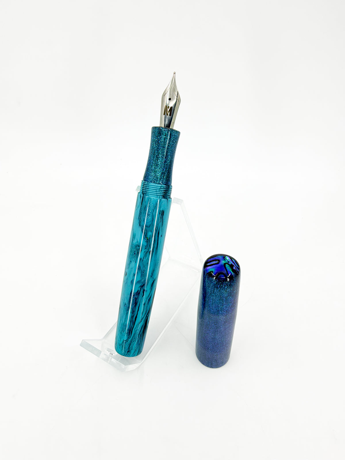 San Francisco Bay M15 Fountain Pen with Abalone Shell Cap Inlay (Copy)