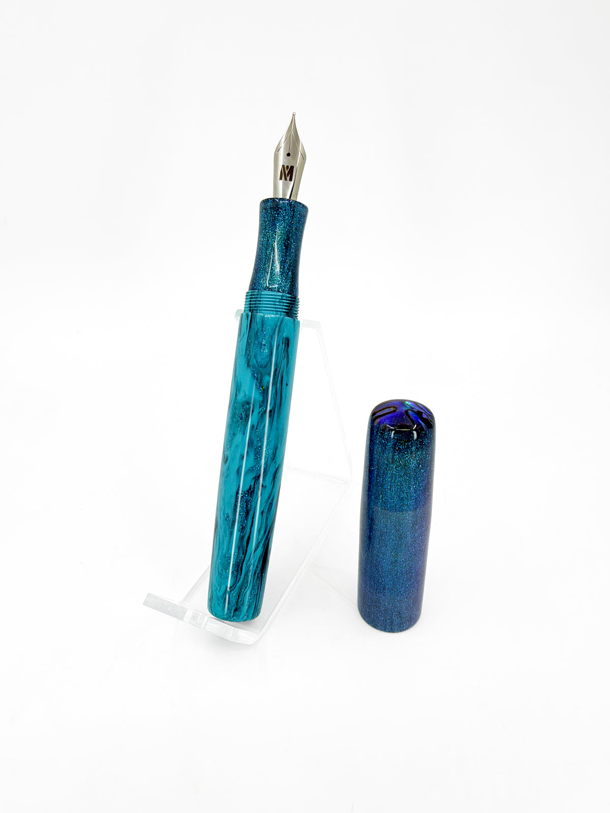 San Francisco Bay M15 Fountain Pen with Abalone Shell Cap Inlay (Copy)