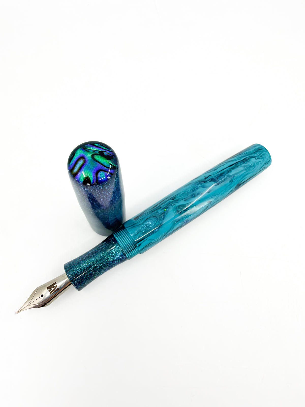 San Francisco Bay M15 Fountain Pen with Abalone Shell Cap Inlay (Copy)