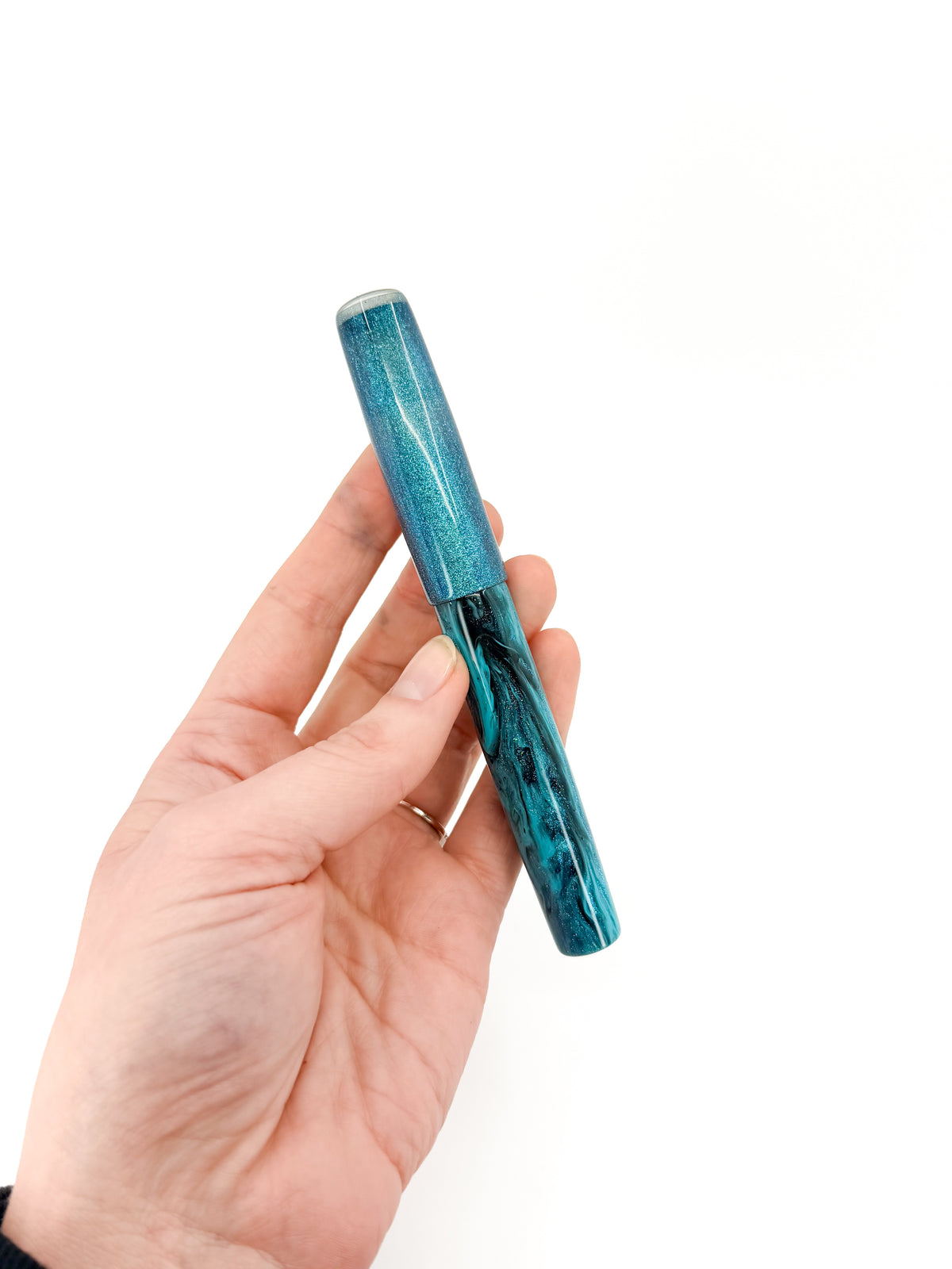 San Francisco Bay M15 Fountain Pen with Abalone Shell Cap Inlay (Copy)