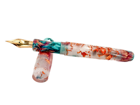 Copper Patina Fountain Pen: 1