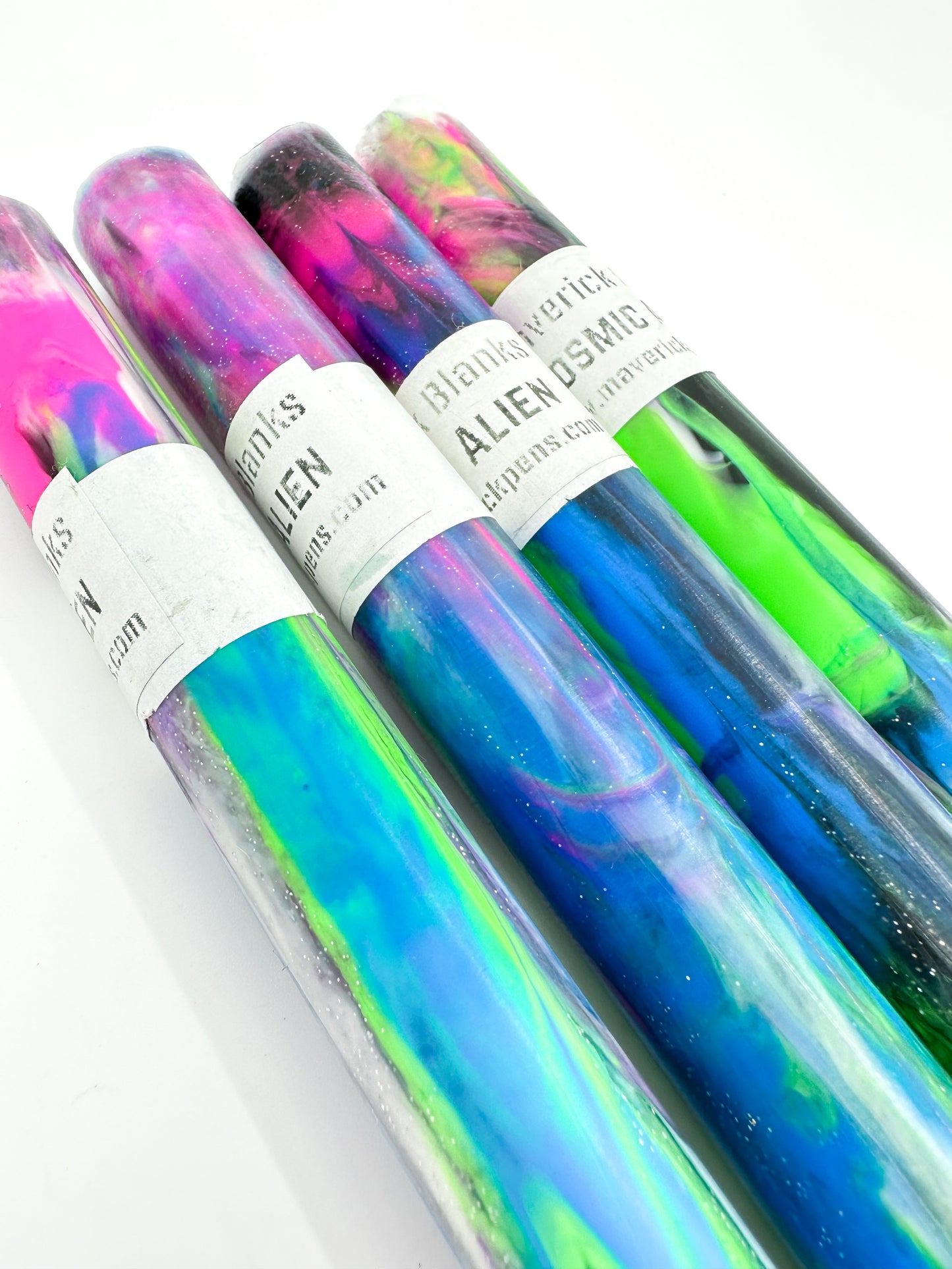 Cosmic Alien Bespoke Pen Blank