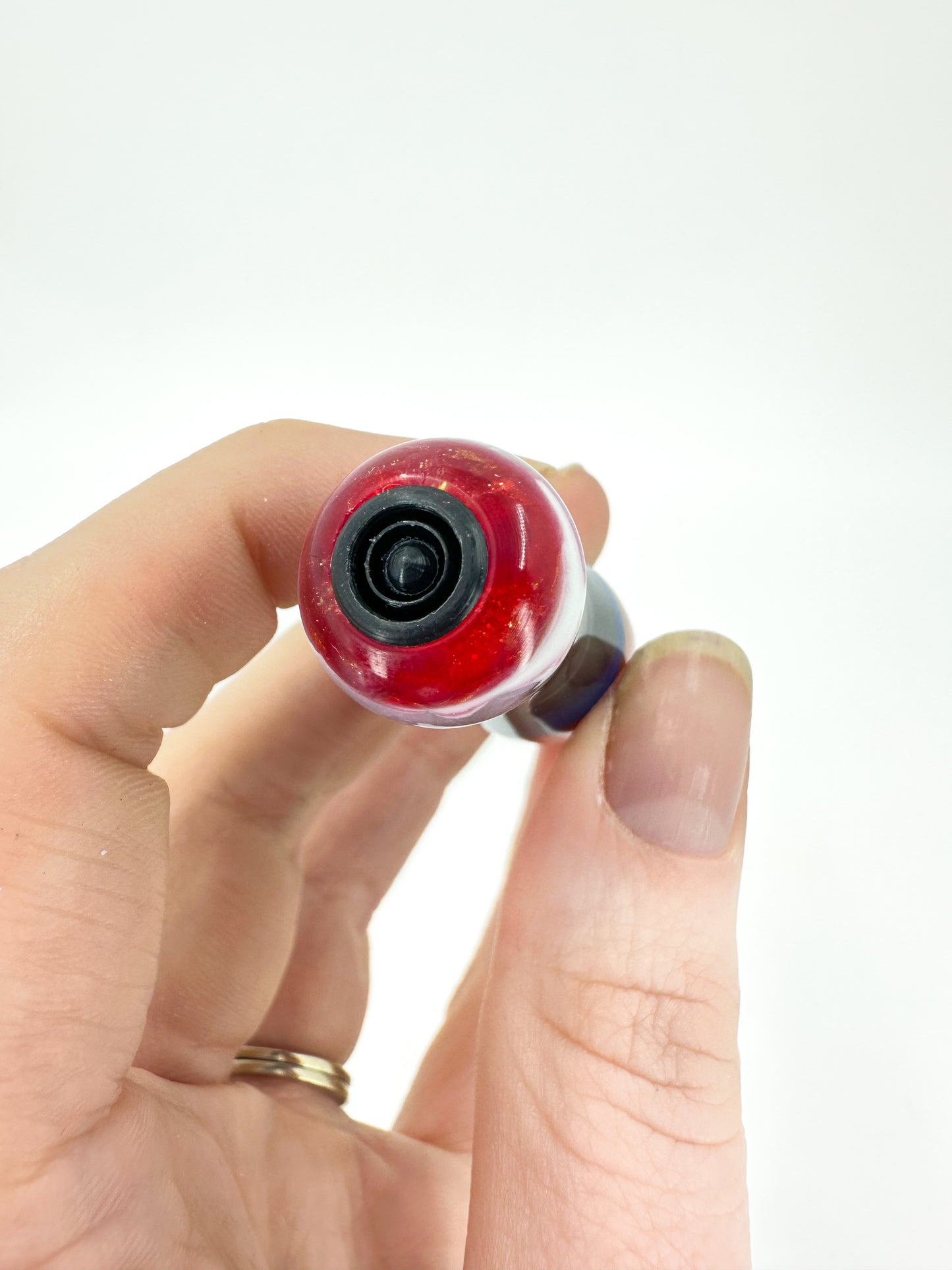 Stratified Nib Holder with Blue Opal Finial: B10